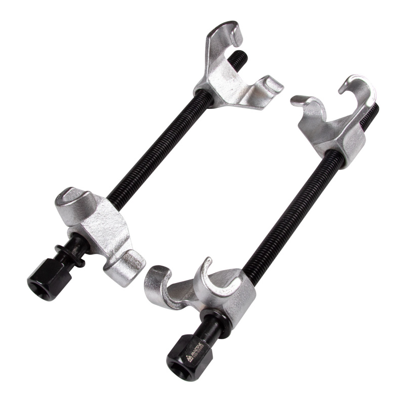 МАСТАК Стяжка амортизаторных пружин, 300 мм, двойной крюк, 2 предмета