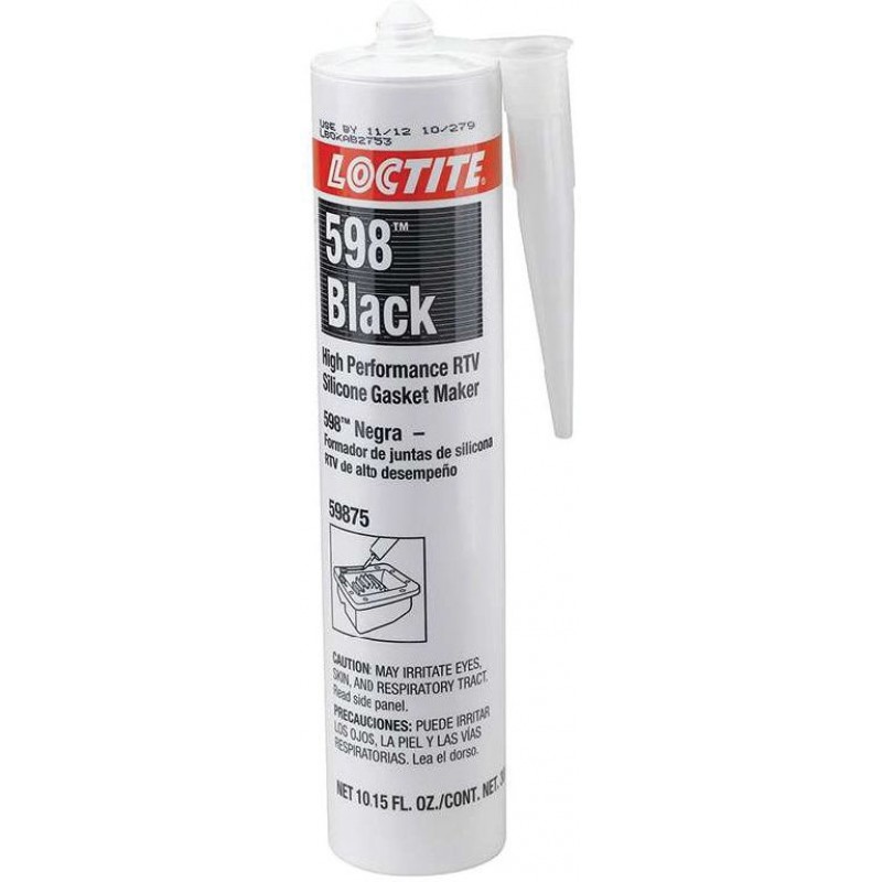 Герметик черный, нейтральный LOCTITE SI 598 BK  CR300ML  2061029