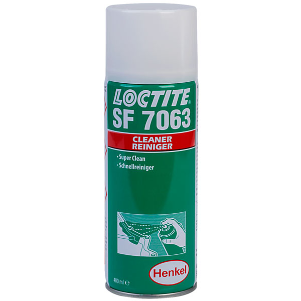Очиститель быстродействующий (спрей), для пластмасс, металлов  LOCTITE SF 7063 400ML 2385316