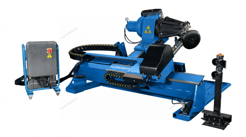 Станок шиномонтажный (380V) для грузовых автомобилей 14"-60", синий NORDBERG 46TRKE60