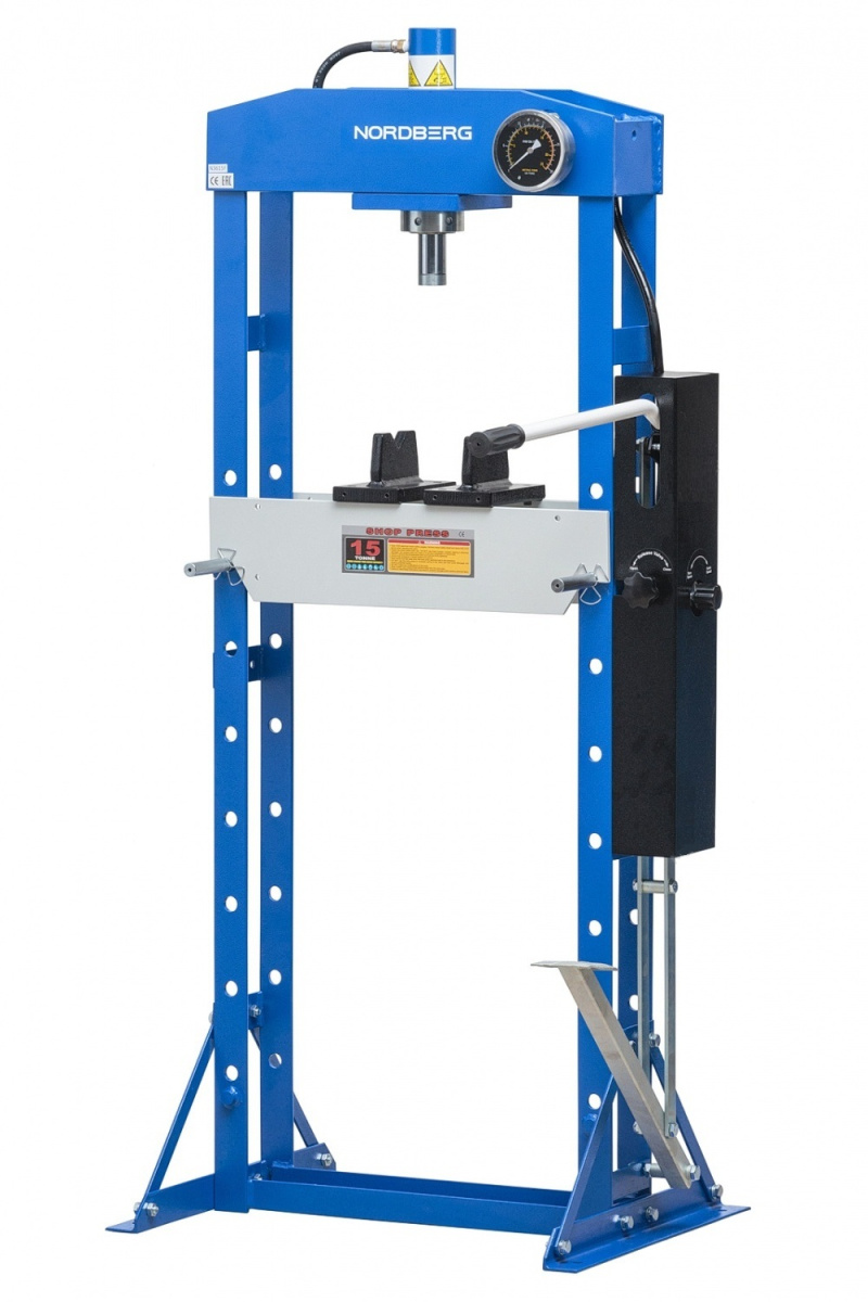 Пресс гидравлический с ножным приводом, усилие 15 тонн NORDBERG N3615F