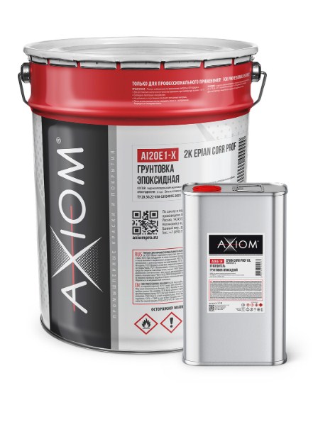 Грунтовка эпоксидная Epian Corr Prof Oil цвет серый 18 кг AXIOM AI20E1-1015