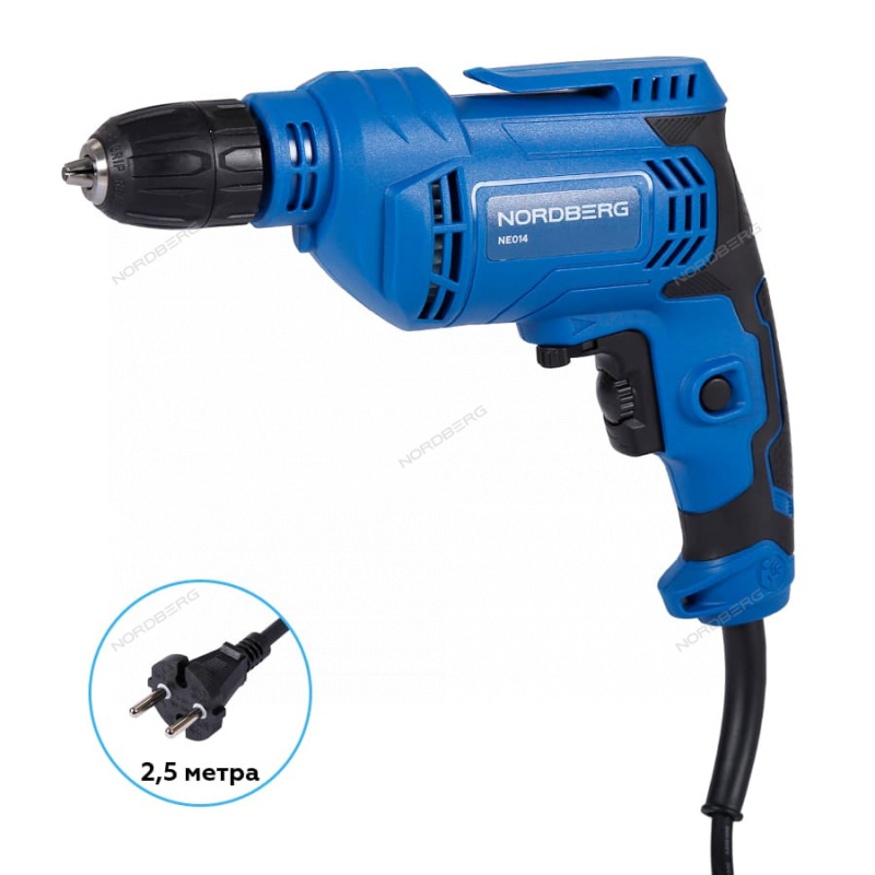 Дрель, макс. Ø сверла 10 мм, 450 Вт NORDBERG NE014