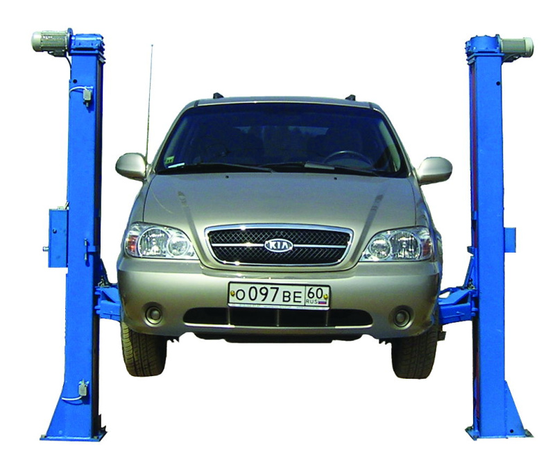 Подъемник двухстоечный г/п 5 т электромеханический с нижней с-й Автоспецоборудование ПЛД-5-01 по ТЗ