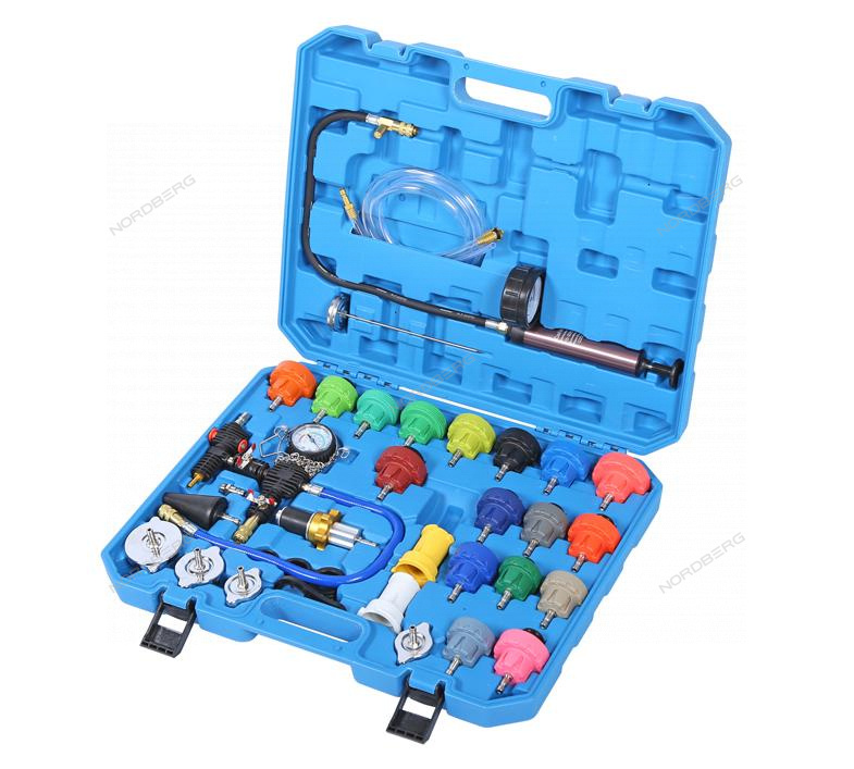 Набор для опрессовки и заправки системы охлаждения 34 предмета NORDBERG CM34K