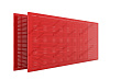 Перфорированные панели для верстака "Premium" 1880 мм, 2 шт/уп. FERRUM 11.934-3000 красные