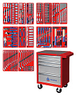 МАСТАК Набор инструментов "ЛИДЕР" в красной тележке, 270 предметов 52-05270R
