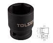 TOLSEN Головка торцевая ударная шестигранная 1/2", 22 мм