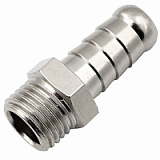 Штуцер Pegas елочка 8мм с наружной резьбой 4002