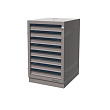 Тумба верстачная с 8 ящиками с напр. на развернутом подшипнике  600х500х820мм 01.408L-9007